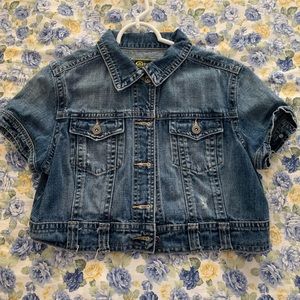 Star Jeans Cropped Denim Jacket